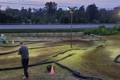 As the sun sets we get ready to run the mains